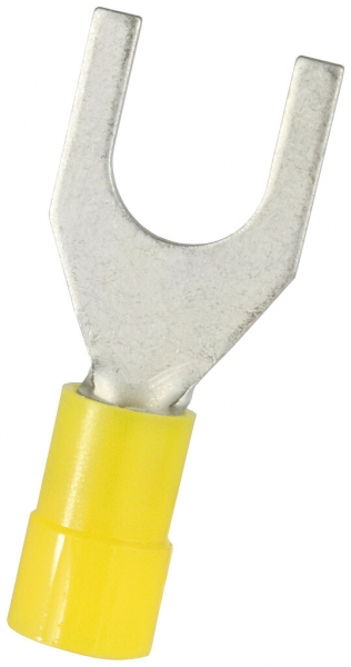 Cosse à sertir Ferratec forme de fourche M8 PC 4…6mm² jaune 