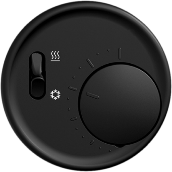 Termostato ambiente STANDARDdue SNAPFIX® inter.risca./refrig.230V AC 50Hz ne 