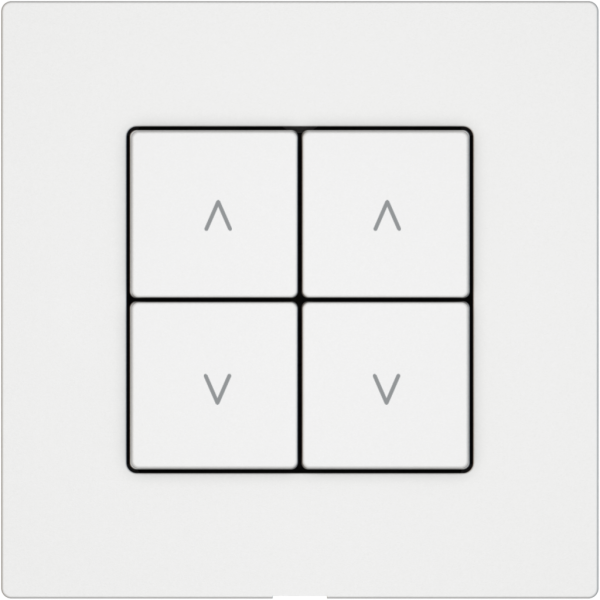 Stazione sec.tapparelle EDIZIO.liv Wiser SNAPFIX® 2 canali 4 tasti WLAN bi 