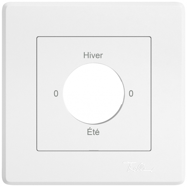 UP-Montageset EDIZIO.liv SNAPFIX® f.Drehschalter m.Schloss 0-Hiver-0-Été ws 