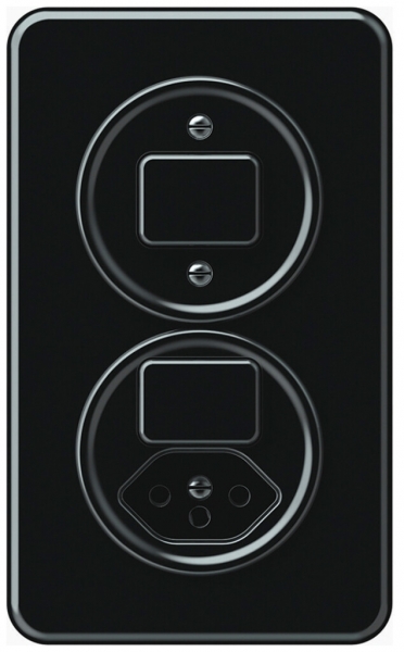 Combinazione INC origin sch 3/1L + sch 3/1L+T13 88×148mm nero 
