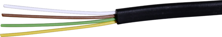 CAVO PIAT FCC T+T 4L NE RJ11 Una lunghezza