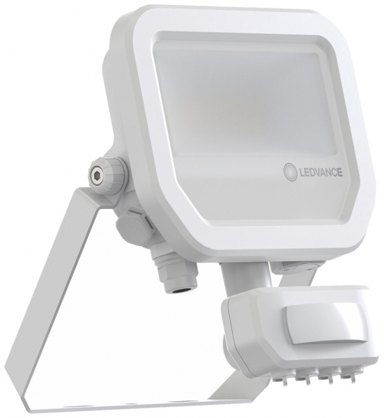 Proiettore LED LEDVANCE FLOODLIGHT10 PIR SEN 8W 1100lm 830 IP65 100° 136×57 bi 