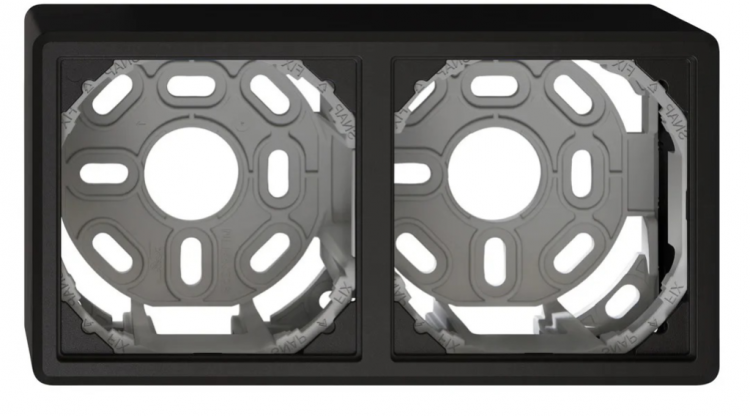 En-tête AP EDIZIO.liv SNAPFIX® 1×2 pour combinaisons au choix noir 