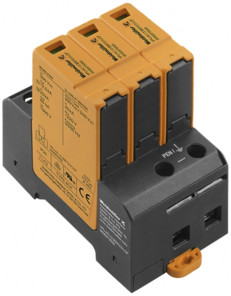 Parasurtension Weidmüller VPU AC I 3 300/12.5 LCF 