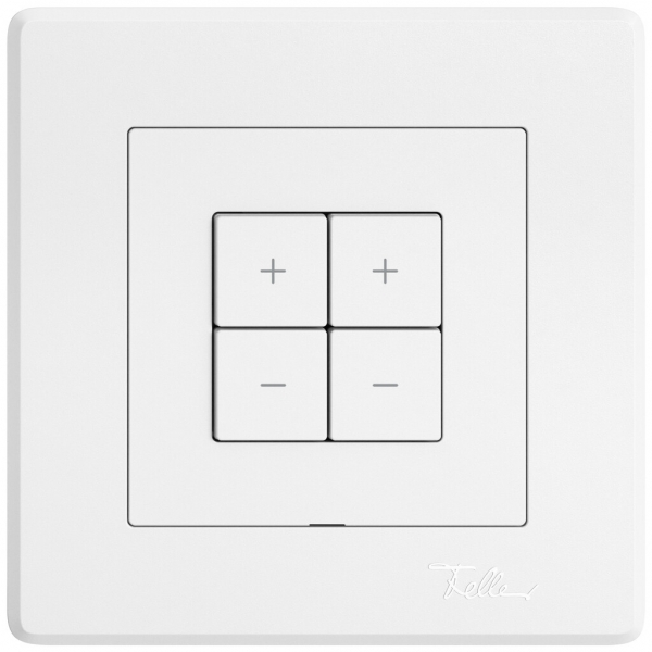Commande pour variateur ENC EDIZIO.liv Wiser SNAPFIX® 2C WLAN 4T bc 