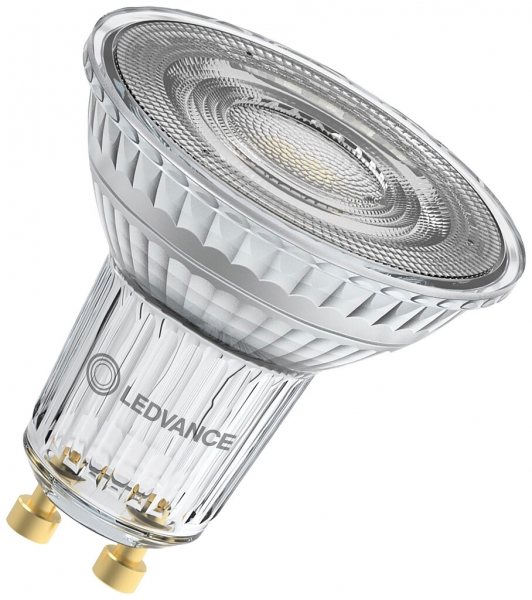 Lampe LED LEDVANCE GU10 3.4W 230lm 2700K VAR Ø50×52mm PAR16 clair 36° 25000h 
