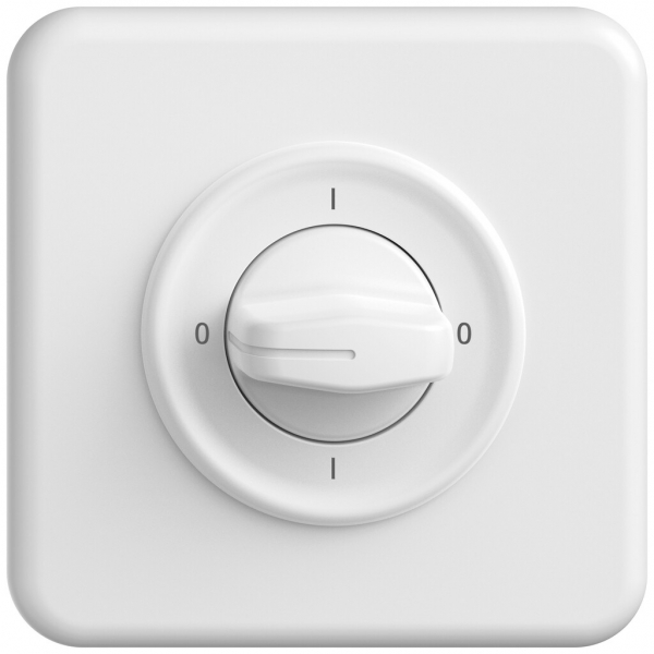 Interruttore rotativo INC STANDARDdue SNAPFIX® manopola interruttore 0/1L bi 