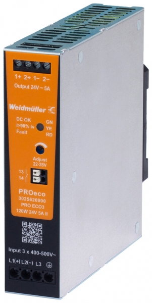 Alimentation à découpage Weidmüller Connect Power PRO ECO3 120W 24V 5A 