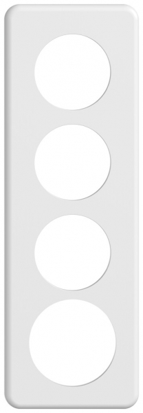 Piastra di copertura INC STANDARDdue SNAPFIX® 4×1/1×4 3×Ø50 1×Ø58 90×270mm bi 