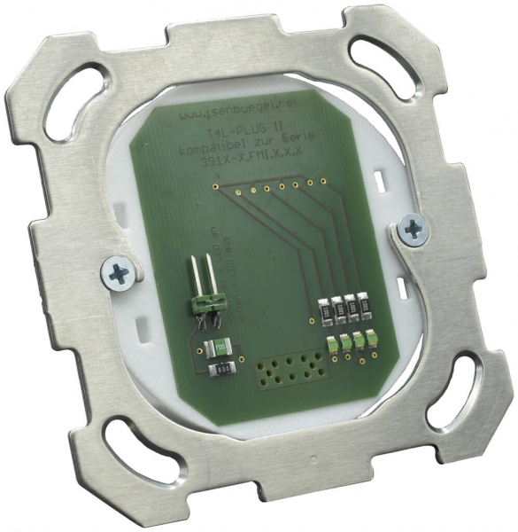 Inserto pulsante INC digitalSTROM IC T4-PLUG-IN per Feller UNI quadruplo LED 
