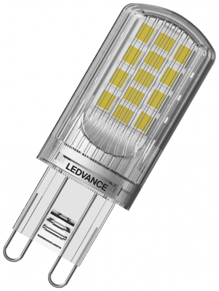 Lampada LED LEDVANCE PIN G9 4W 470lm 2700K REG Ø18×52mm chiaro 