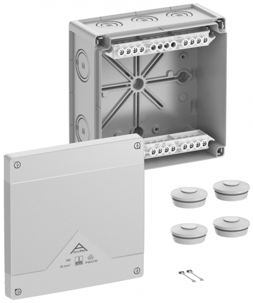 Boîte de dérivation AP Spelsberg Abox Pro 160-16² 182×182×90mm IP69 gr 
