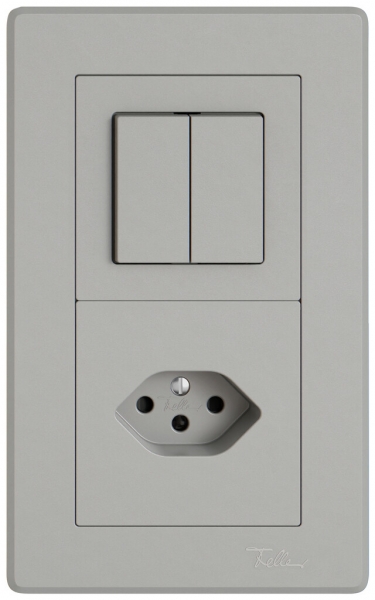 Combinazione INC EDIZIO.liv SNAPFIX® 2×1 156×96mm schema 1/3+3/1L+1×T13 grc 