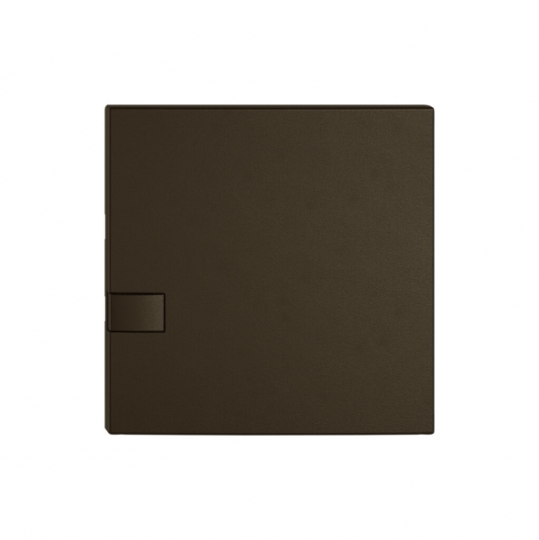 Poussoir 1/1 EDIZIO.liv SNAPFIX® p.KNX&UNI s.LED comm.à 1 touche br 