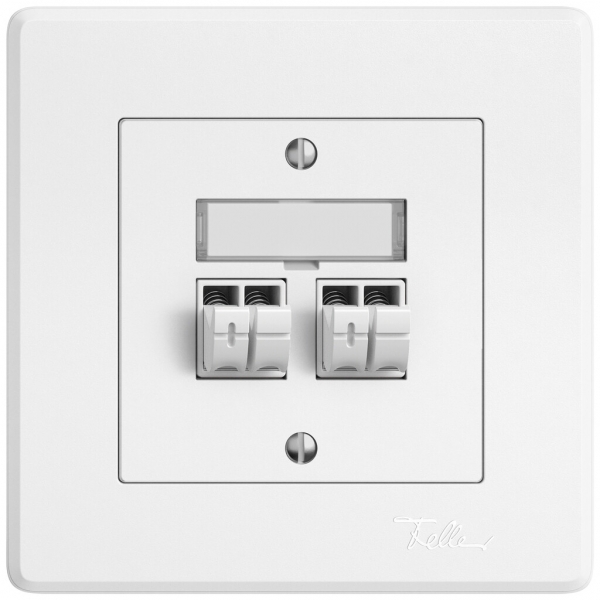 Presa audio INC EDIZIO.liv SNAPFIX® 2× bi 