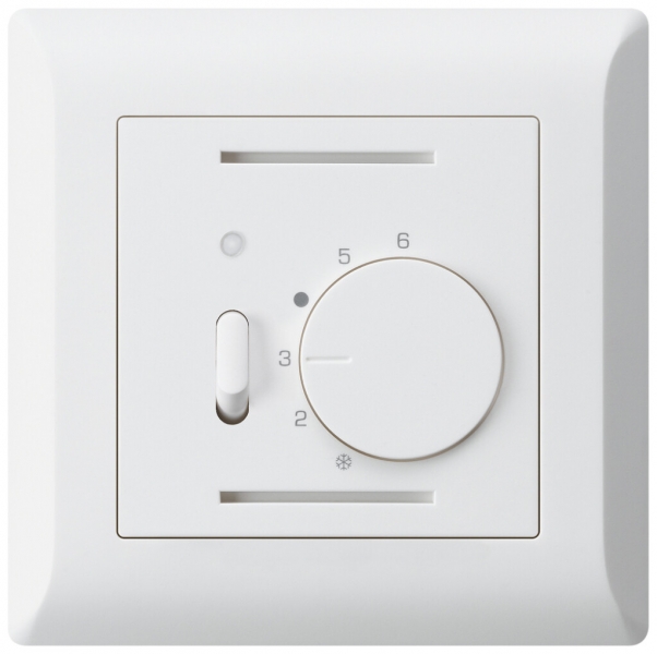 Termostato ambiente INC kallysto.line bianco con interruttore 