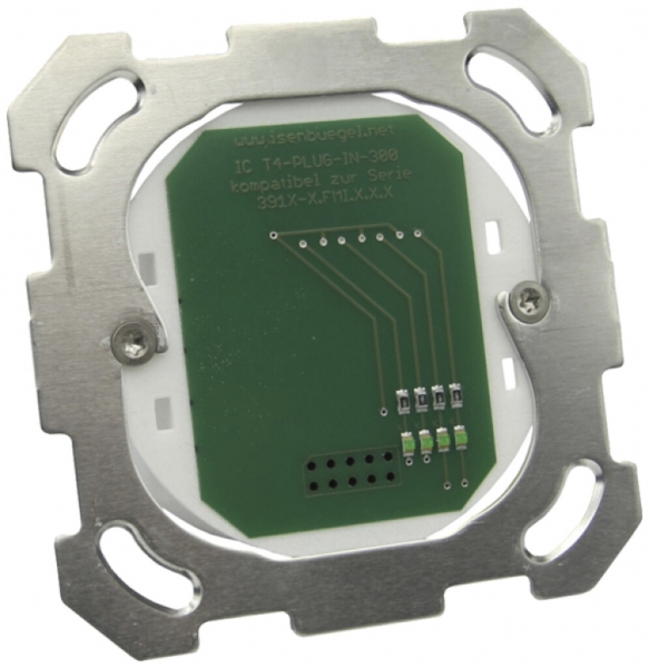 Intérieur poussoir ENC digitalSTROM IC T4-PLUG-IN-300 p.Feller UNI quadruple LED 