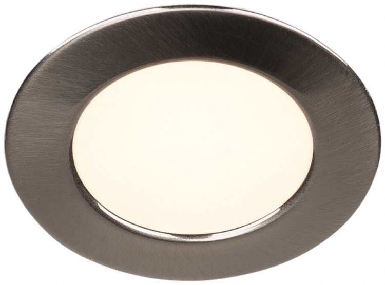 Downlight LED INC SLV DL 126, 12VDC 3W 160lm 3000K IP20 métal brossé 