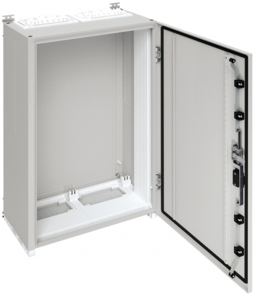 Armadio murale Hager univers con porta piena CP I IP55 950×550×275mm RAL 7035 