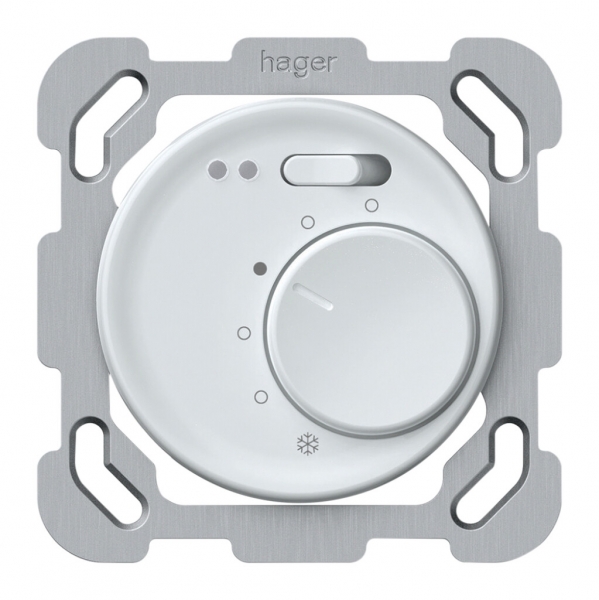 Termostato ambiente INC origin riscaldamento pavimento 230VAC 5…30°C 10A bianco 