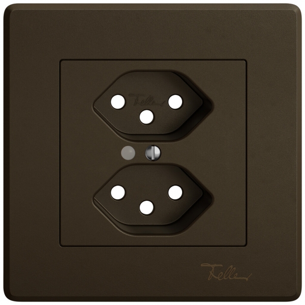 Kit di montaggio INC EDIZIO.liv SNAPFIX® per presa 2×T13 con lente frontale ma 