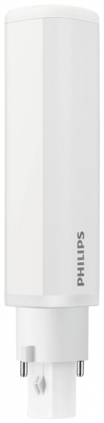 Lampe LED Philips CorePro G24d-2 6.9W 700lm 3000K Ø34×148mm mat 120° 