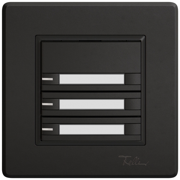 UP-KNX-Taster RGB EDIZIO.liv SNAPFIX® Temperaturfüh.RGB-LED Pap.3×T 2-Tbed.sz 