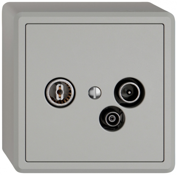 Prise antenne AP TV-R-données EDIZIO.liv SNAPFIX® 15dB grc 