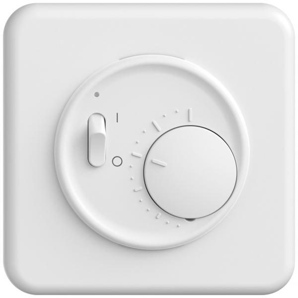 Termostato ambiente INC STANDARDdue SNAPFIX® con interruttore 230V AC 50Hz bi 