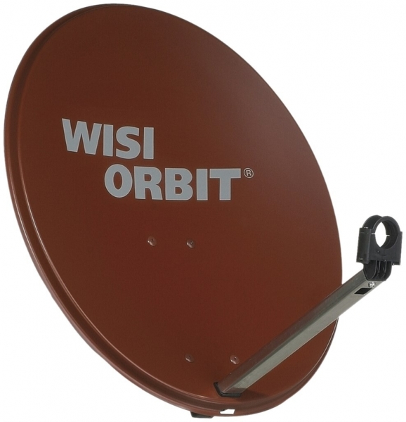 Antenna parabolica WISI OA38I, Ø80mm, marrone rosso 