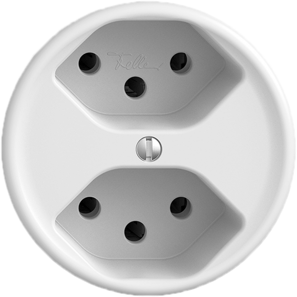 Presa INC STANDARDdue 2×T13 bianco 