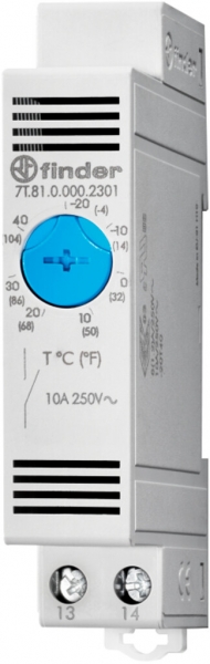 Thermostat AMD Finder 7T.81, 1F 10A/250V, -20…60°C, 1UM 