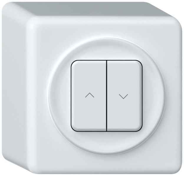 Actionneur de jalousie KNX AP origin 2×touches blanc 