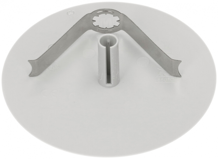 Rosetta di copertura MH clip a molla a innesto Ø98×3mm grigio chiaro 