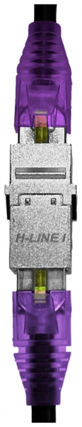 Module de couplage H-LINE I RJ45/RJ45 cat.6A/s Keystone, argent 
