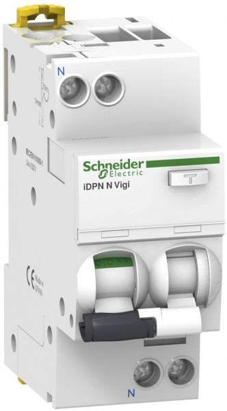 Disjoncteur FI/LS Schneider electric iDPN N t.A Si 1L+N (C) 16A 30mA 6kA 