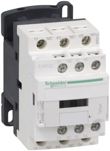 Contattore ausiliare Schneider Electric CAD32P7 230V 50/60Hz 3Ch+2R TeSys 