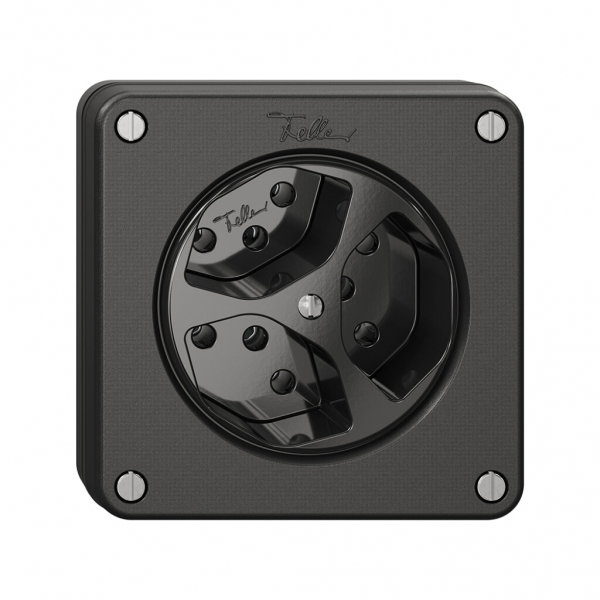 Presa NUPU NEVO, 3×T13, nero 
