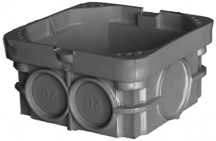 Boîte ENC Ammer grd.I gris TFC 850°C 60×60×35mm 
