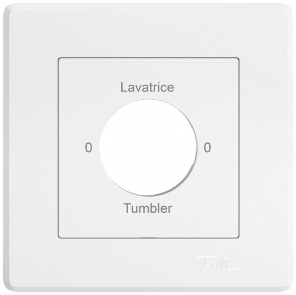 UP-Montageset EDIZIO.liv SNAPFIX® f.Drehschalter m.Schloss 0-Lavat.-0-Asciug.ws 