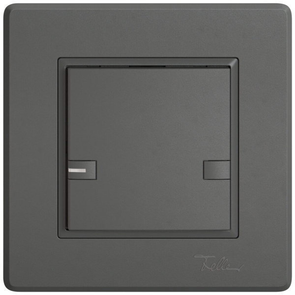 Poussoir KNX RGB ENC EDIZIO.liv SNAPFIX® capteur temp.RGB-LED 1× comm.2T grf 