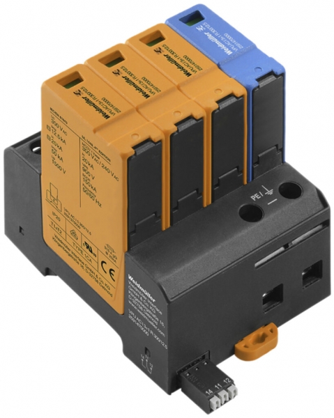 Scaricatore di sovratensione Weidmüller VPU AC I 3+1 R 300/12.5 