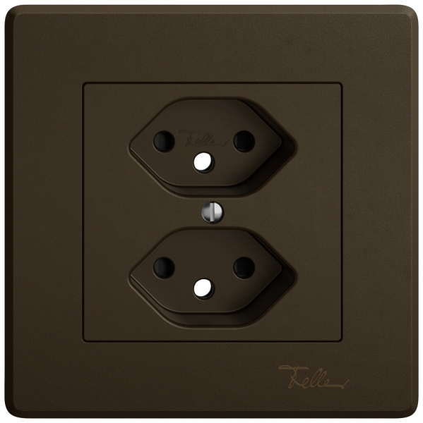Kit di montaggio INC EDIZIO.liv SNAPFIX® p.presa 2×T13 c.lente front.shutter ma 