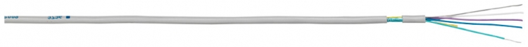 Cavo U72, 1×4×0.8mm schermato senza alogeni grigio Cca 
