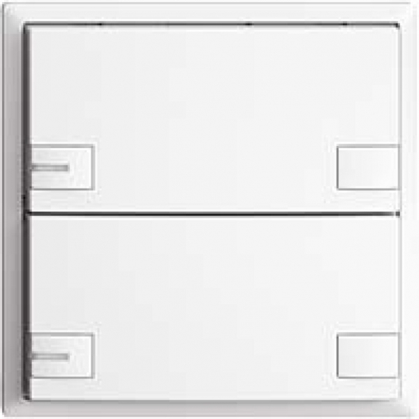 Poussoir KNX RGB EDUE, 250mW, a.LED RGB, 2×poussoir, comm.2×touches, bc 