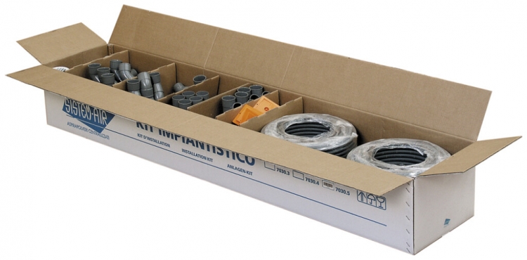 Kit d'installation pour 5 prises aspirantes 