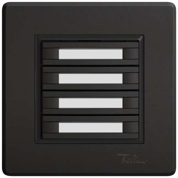 Pulsante KNX RGB INC EDIZIO.liv SNAPFIX® sensore temp.s.LED targ.8× com.1T ne 