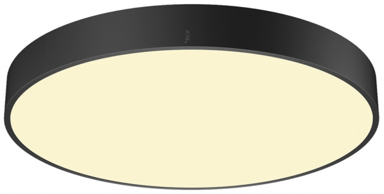Plafonnier LED SLV MEDO PRO 60 39W 5500lm 930/940 IP50 DALI Ø600mm noir 