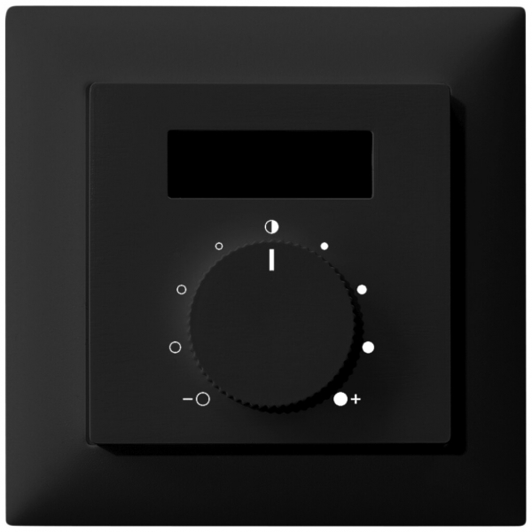 Thermostat d'ambiance RF AP Flextron ALADIN EnO EDIZIOdue valeur prescrite noir 